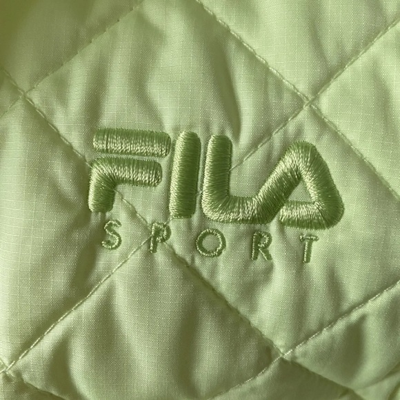 FILA Neon yellow women’s vest size medium - Picture 4 of 6